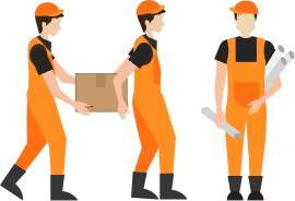 体を動かして働くイメージ